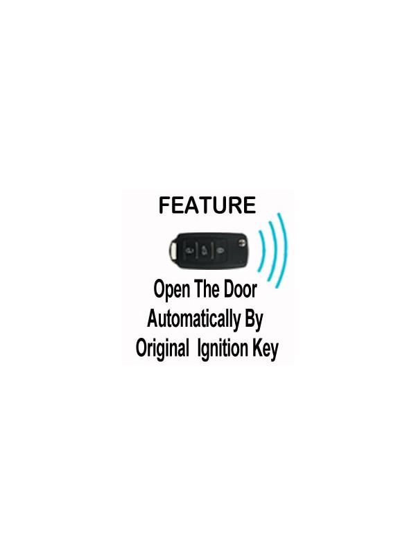 Use Original Ignition Key as a remote controller for Automatic Door Use Original Ignition Key as a remote controller for Automatic Door
